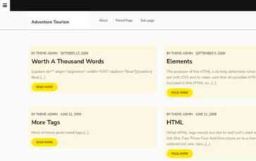 Adventure Tourism (screenshot desktop)