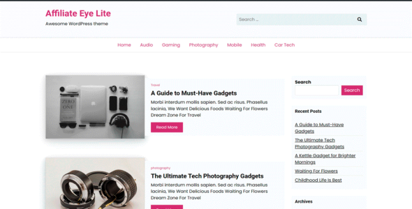 Affiliate Eye Lite (WordPress)