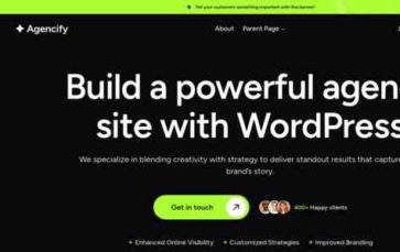 Agencify (screenshot desktop)