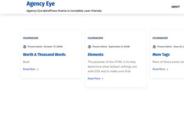 Agency Eye (screenshot desktop)