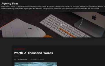 Agency Firm (screenshot desktop)