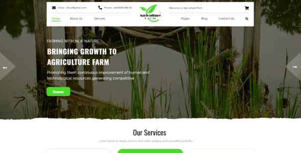 Agriculture Farm (WordPress)