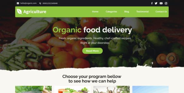 Agriculture Farming (WordPress)
