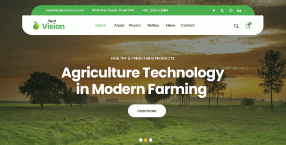 AgroVision FSE (WordPress)