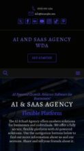 AI and SaaS Agency WDA (screenshot mobile)