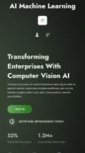 AI Machine Learning (screenshot mobile)