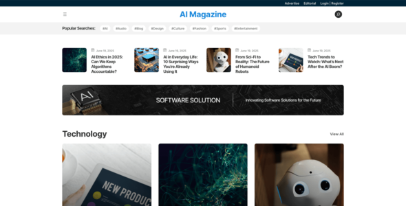 AI Magazine (WordPress)