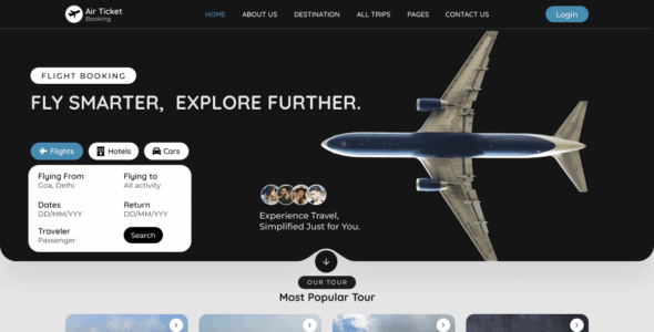 Air Ticket Booking (WordPress)