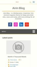 Airin Blog (DMC) - (screenshot mobile)