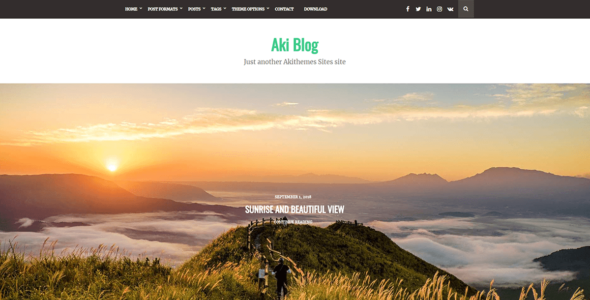 Aki Blog (WordPress)
