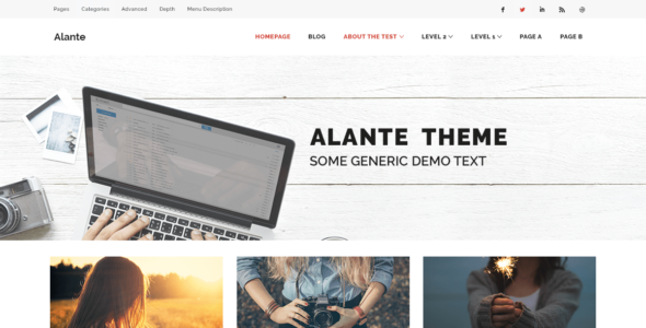 Alante Blog (WordPress)