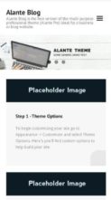 Alante Blog (screenshot mobile)