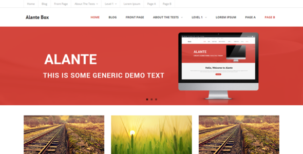Alante Boxed (WordPress)