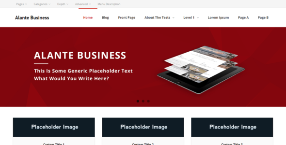 Alante Business (WordPress)