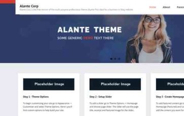 Alante Corp (screenshot desktop)