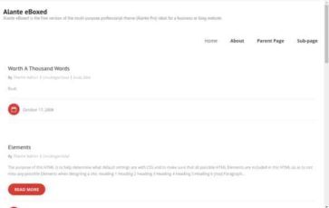 Alante eBoxed (screenshot desktop)