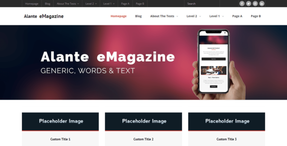 Alante eMagazine (WordPress)