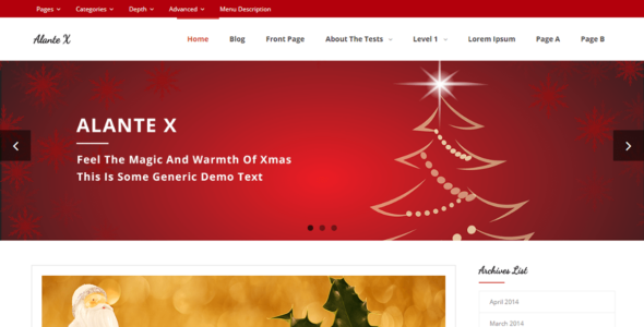 Alante X (WordPress)