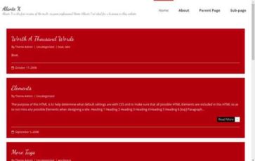 Alante X (screenshot desktop)