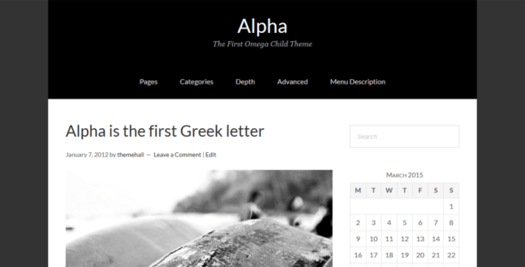 Alpha (WordPress)