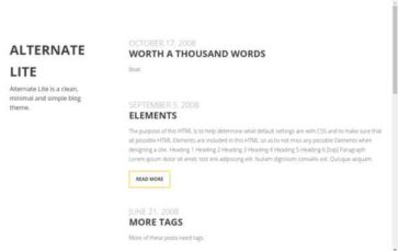 Alternate Lite (screenshot desktop)