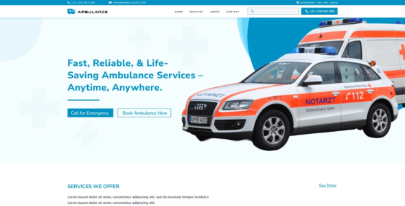 Ambulance Paramedics (WordPress)