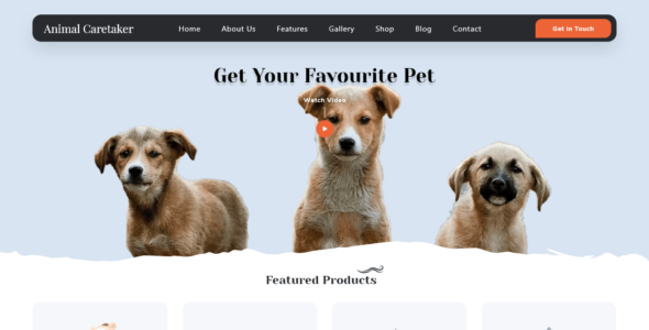 Animal Caretaker (WordPress)