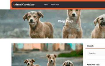 Animal Caretaker (screenshot desktop)