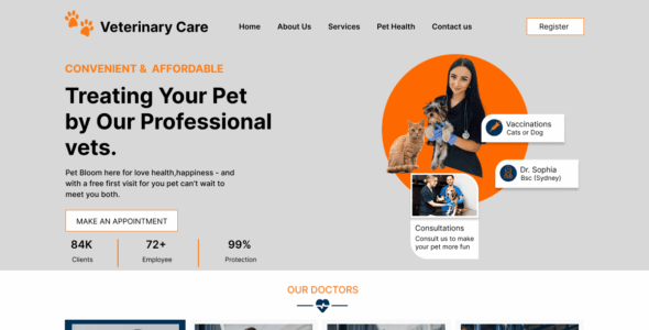 Animal Clinic (WordPress)