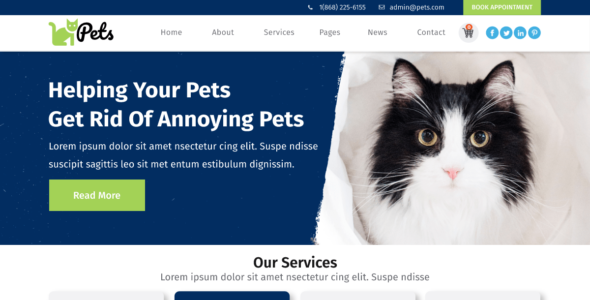 Animal Pet Shop (WordPress)
