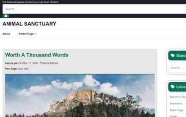 Animal Sanctuary (screenshot desktop)