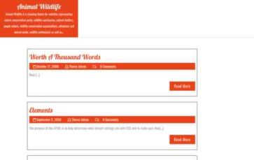 Animal Wildlife (screenshot desktop)