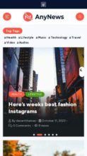 AnyNews (screenshot mobile)