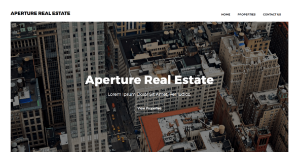 Aperture Real Estate (WordPress)