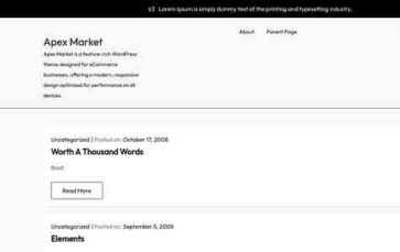 Apex Market (screenshot desktop)