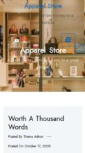 Apparel Store (screenshot mobile)