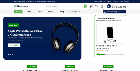 Appliance Ecommerce Store (WordPress)