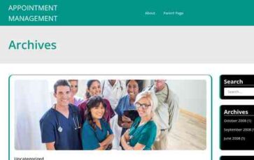 Appointment Management (screenshot desktop)