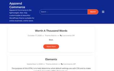 Appzend Commerce (screenshot desktop)