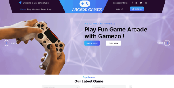 Arcade Games (WordPress)