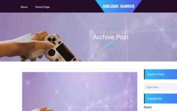 Arcade Games (screenshot desktop)