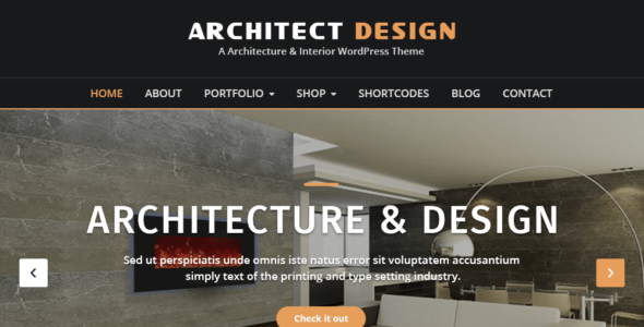 Architect Design (WordPress)