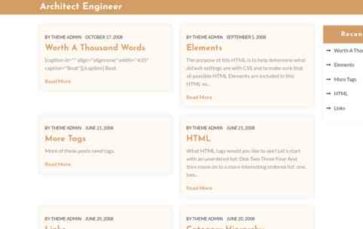Architect Engineer (screenshot desktop)