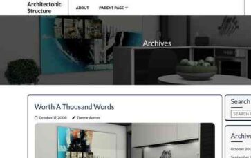Architectonic Structure (screenshot desktop)
