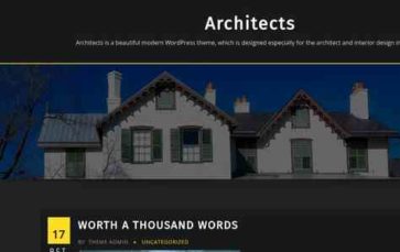 Architects (ThemeArile) - (screenshot desktop)