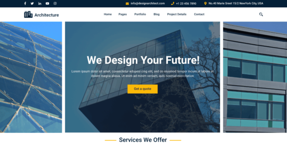 Architecture Building (WordPress)