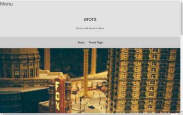 Arora (screenshot desktop)