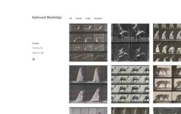 Art Portfolio (screenshot desktop)