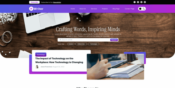 Article Blog Writer (WordPress)