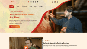 Artist Painter (WordPress)